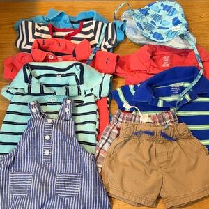5 for $15/ Baby boy 12 month warm weather bundle